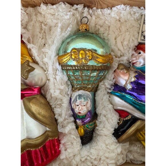 Kurt S. Adler Polonaise Wizard Of Oz Ornament Set Hand-Crafted Wooden Boxed - Picture 9 of 11